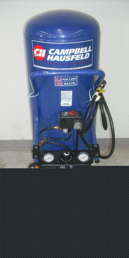 Vertical electric 1.8HP low rider air compressor 4.9CFM