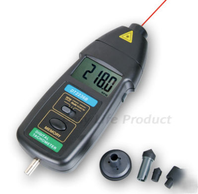 2 in 1 digital laser photo & contact tachometer rpm ap