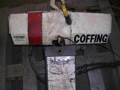 Coffing 2 ton electric crane / hoist