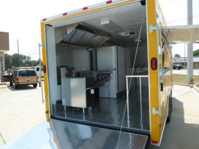 New brand 8.5X20 2010 concession trailer loaded 