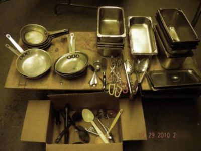 Stainless steel prep table inserts kitchen tools