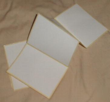 100+ large self adhesive labels