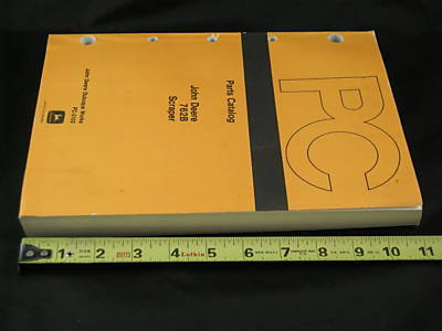 John deere 762B scraper service parts catalog manual