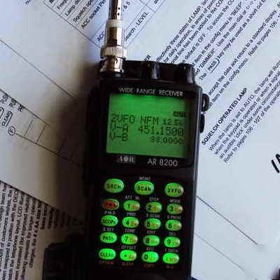 + aor AR8200 MK2 wide receiver radio scanner AR8200MK2 