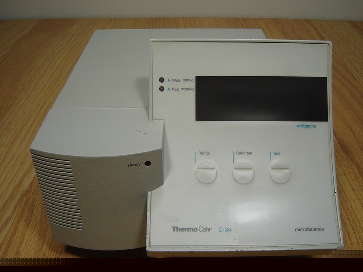 Thermo cahn c-34 microbalance lab scale balance C34