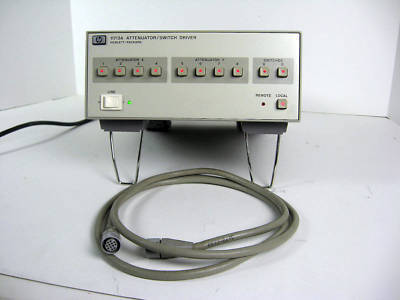 Hp agilent 11713A attenuator/switch driver w/cable