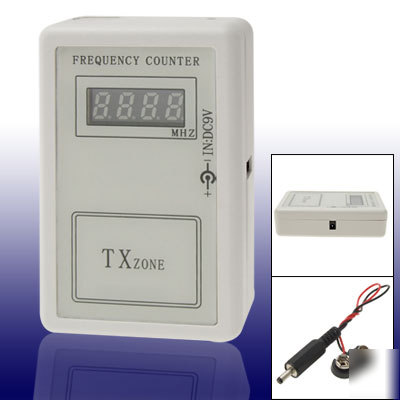 Wireless 250-450MHZ transmitter frequency counter
