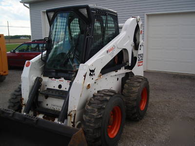 2007 bobcat S250 cab, heat, air, 2 speed, 635 hrs