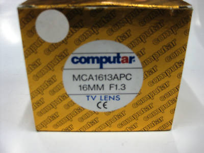 Computar 16MM 1:1.3 2/3â€ auto iris MAC1613APC