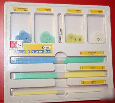 Dental composite finishing & polishing kit + strips