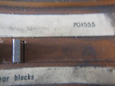 F. v. fowler rectangular steel gauge block set & box