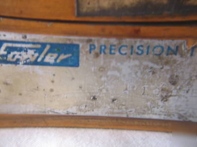 F. v. fowler rectangular steel gauge block set & box