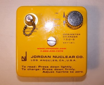 New jordan nuclear 750-5 dosimeter charger * in box*
