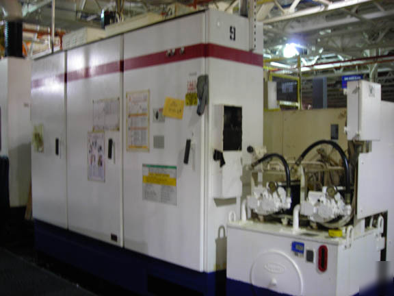 Toyoda fh-60B 4 axes pallet cnc horiz mach center fanuc