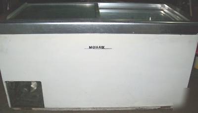 Used mohawk sliding 2 door freezer (meat and ice cream)