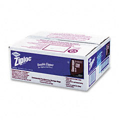 Ziploc double zipper gallonsize plastic storage bags
