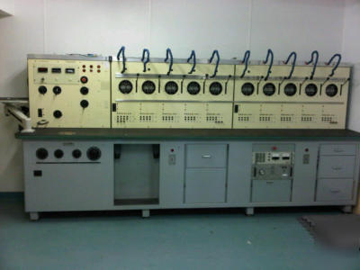  sangamo 10 position electricity meter test console