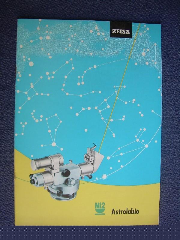 Vtg carl zeiss astrolabio NI2 sales brochure
