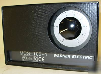 Warner electric power supply w/ single torque control