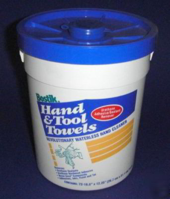 Bostik hand & tool towels greases, glues, adhesives