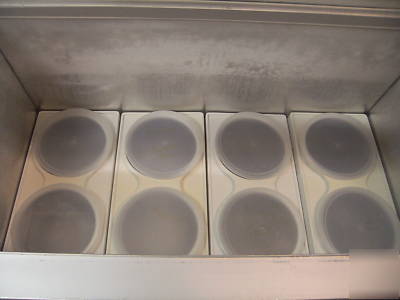 Brand general ice cream dipping cabinet hold 8 tubs