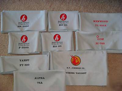 Collins s-line 75S-3 32S-3 custom radio dust covers set