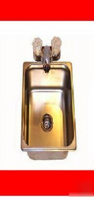 Concession stand trailer rv hand washing sink 6 x 12