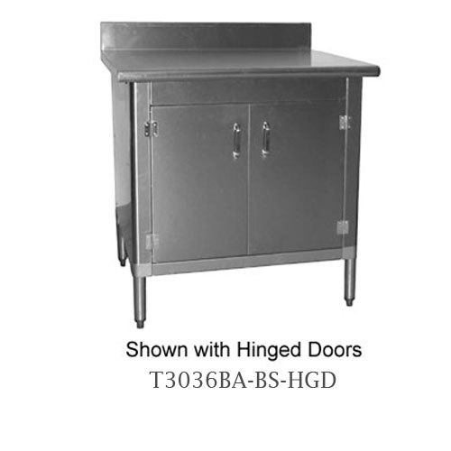 Eagle T3048BA-bs-hgd work table with cabinet base, 4 1/