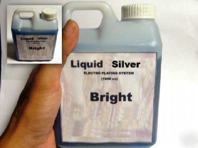New liquid silver electro plating 1000CC