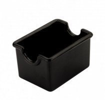 Black sachet holder for sugar, salt, pepper & sauces X5