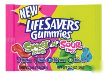 Lifesavers gummies sweet/sour pouches, size: 18X2 oz