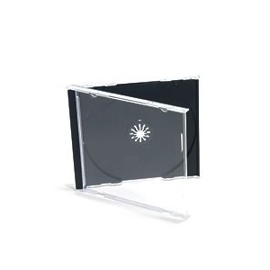 New microboards 200 pack clear/black jewel cases