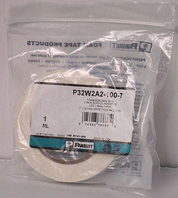 New panduit, P32W2A2-100-7, ll, foam mounting tape ~ 