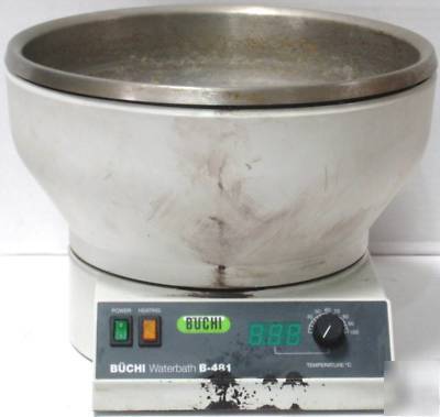 Buchi b-481 safetyvap rotavap bowl heated waterbath