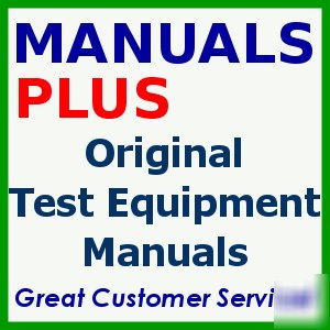Hp 297A sweep drive operation and service manual