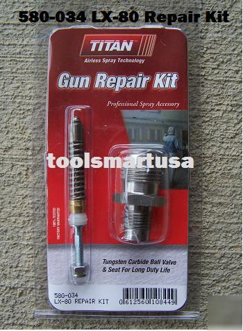 580-034 LX80 gun repair kit titan paint sprayer 580034