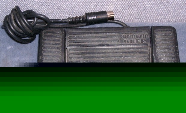 Assmann ft 50 dictation machine 3-pedal foot control