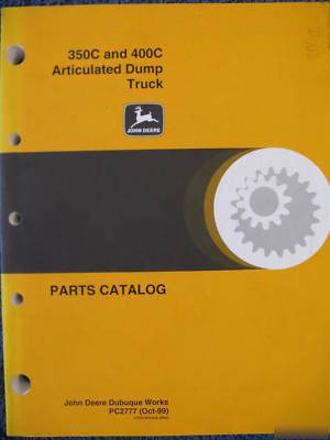 John deere 350C 400C dump truck parts catalog manual