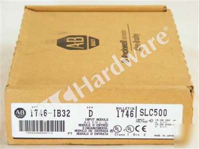 New * * allen bradley ab 1746-IB32 /d 1746-1B32 1746IB32