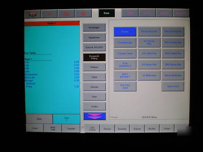 Pos complete 4 terminal aloha system exc condition