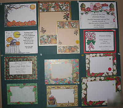 Printable card stock - themed - x-large lot