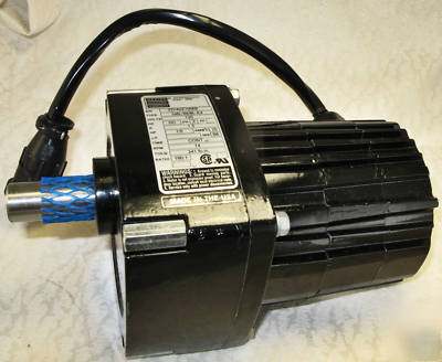 Bodine brushless dc gearmotor 34B3BEBL-E4 1/5 130V