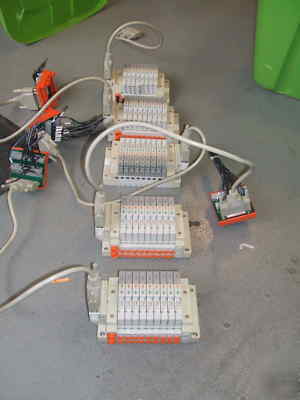 Lot 6 smc valve controller base & 46 solenoid valves