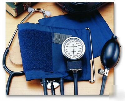 Self-monitoring blood pressure kits w/ stethoscope xlg