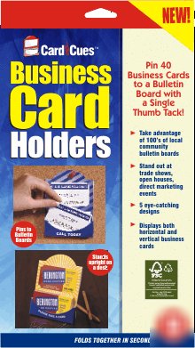 50 card cues business card holders for marketing 