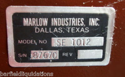 Marlow industries se 1012 temperature controller 