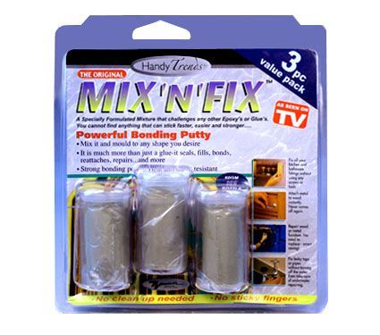 New original mix 'n' fix powerful bonding putty 3-pack 