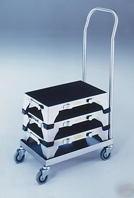 Stainless steel stacking stool dolly 