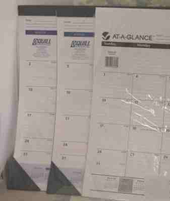 3 quill at a glance desk pad 12 month 2010 calendars