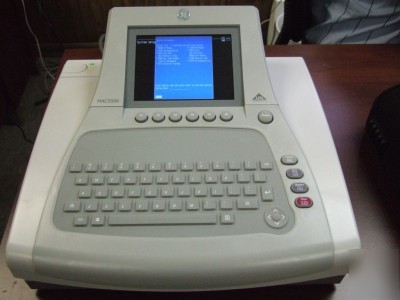 Ge mac 3500 interpretive ekg machine w faa modem